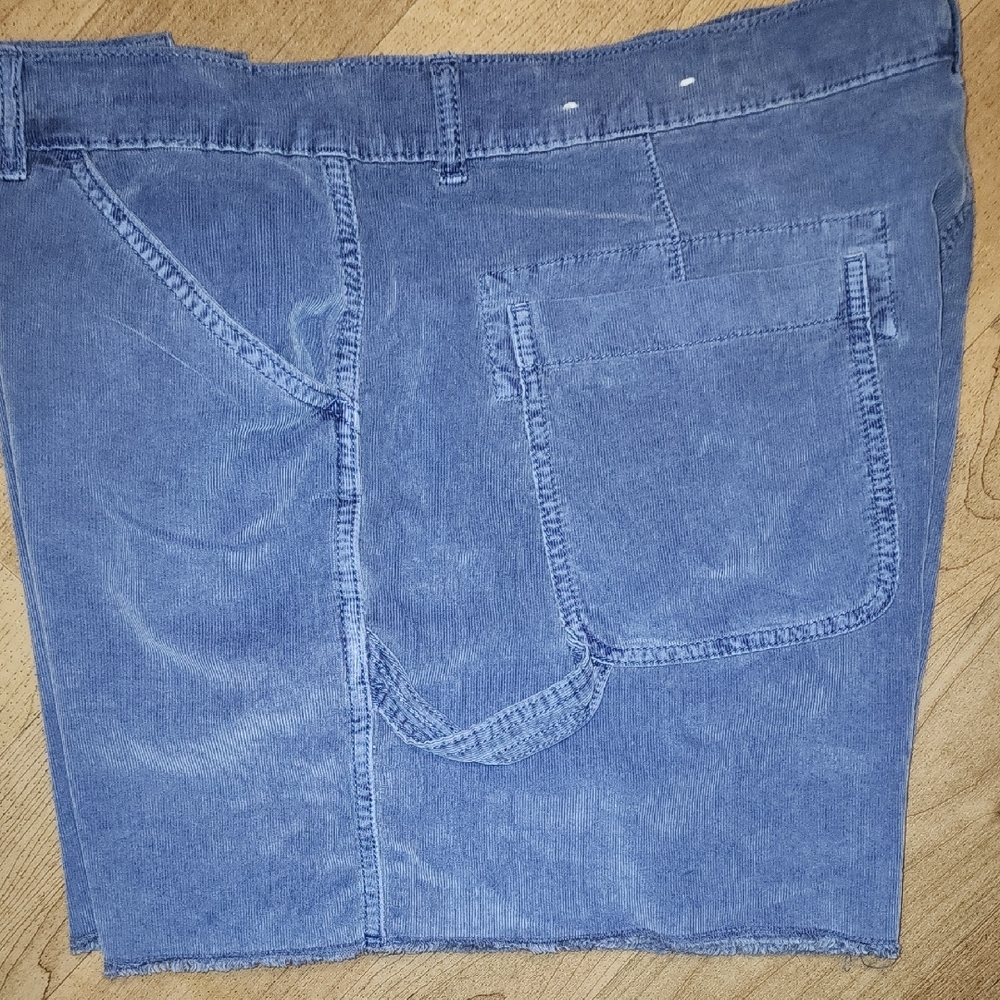 American Eagle Outfitters High Waist Blue 90's Boyfriend Shorts - Picture 9 of 11